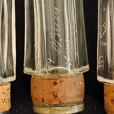 10 clarinet mouthpieces crystal (Selmer, Bucchi, Lucien, pomarico) Rare Good State image 10