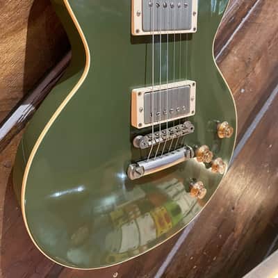 2015 Gibson Custom Shop R8 Les Paul Standard '58 Reissue VOS, Olive Drab image 3