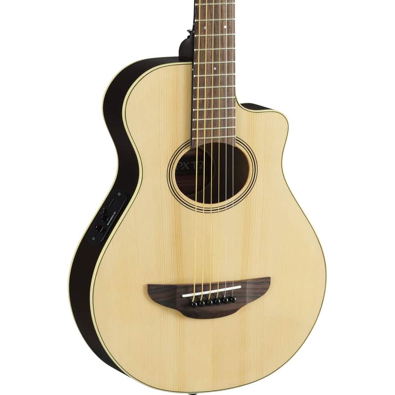 Yamaha APXT2 3/4 Thinline Acoustic-Electric Cutaway Guitar - Natural image 1