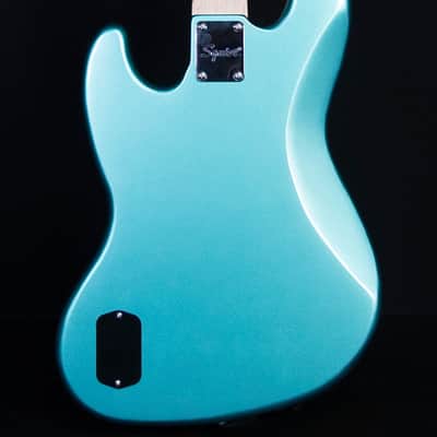 Squier Affinity Active Jazz Bass, Laurel FB, Mystic Sea Foam Green image 3