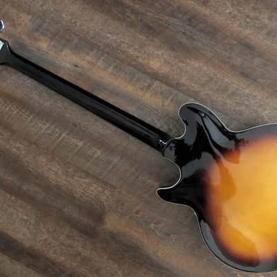 1998 Epiphone Jack Casady Signature Bass Rare Sunburst image 3