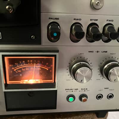 PLEASE READ!!! Akai GX-600DB DOLBY 1/4" 10.5 inch 2-Channel 4-Track Reel to Reel Tape Deck Recorder 1976 - 1979 - Silver image 7