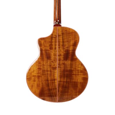 Natasha JC43 - Full Body Solid Koa Acoustic Guitar 2023 - Gloss image 3