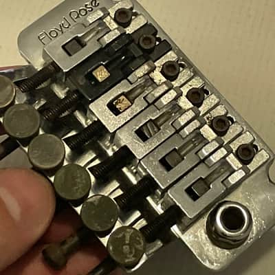 Early 1980's Original Floyd Rose Made in Germany Chrome Tremolo Bridge Vibrato (Parts Mutt) image 20