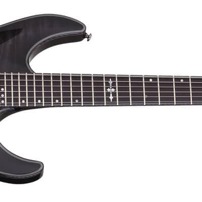 Schecter Hellraiser Hybrid C-1 - Trans Black Burst (TBB) (1922) image 2
