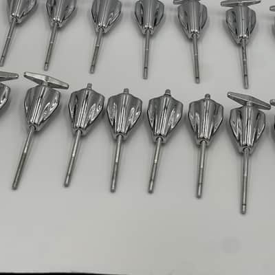 1980's (15) Premier Bass Drum Tension Rods & Claws T-rods XPK Projector image 5