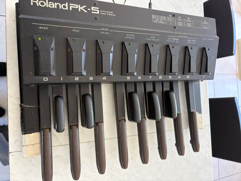 Roland PK-5 Dynamic MIDI Pedal Controller | Reverb UK