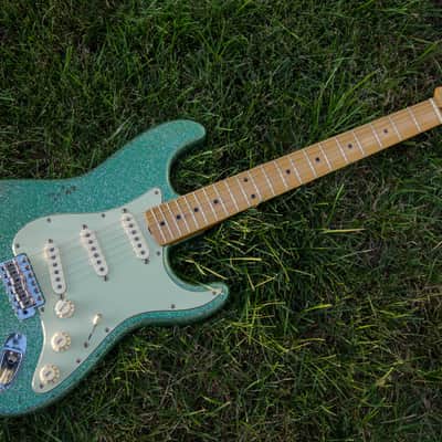 Fender - RLR Partscaster Stratocaster -  Aged Irish Mist Halo-Flake Sparkle  - Robert Cray Pickups image 6
