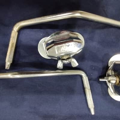 Vintage Ludwig bass drum spurs - gull wing 1960's image 20