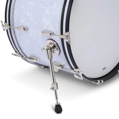 Slingerland Radio King 3pc Drum Set 22/13/16 White Marine Pearl image 8