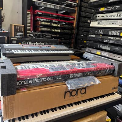 Nord Electro 6D SW73 Semi-Weighted 73-Key Digital Piano Keyboard Organ //ARMENS//Red image 1