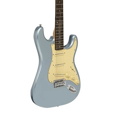 Stagg SES-30-IBM S Style Ice Blue Metallic image 1