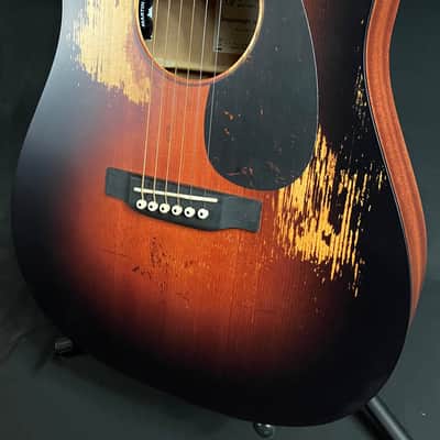 Martin D Jr. E StreetLegend Dreadnought Junior Acoustic-Electric Guitar Sunburst w/ Case image 8