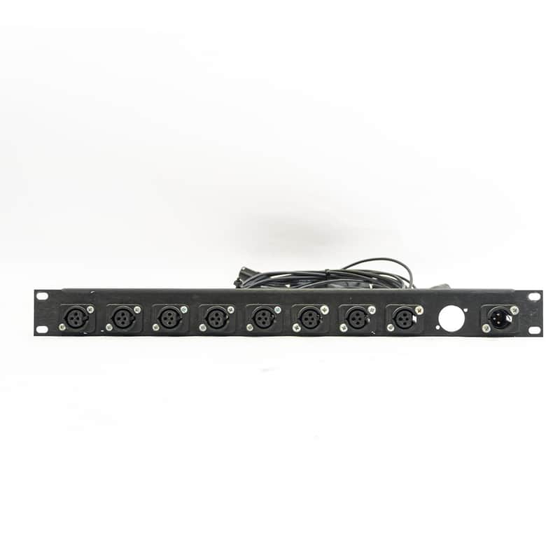 Custom XLR Patchbay – 8 In / 1 Out – Single Panel – Whirlwind Pigtails image 1