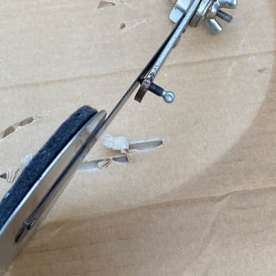 Vintage 1950‘s Ludwig WFL External Clamp-On Bass Drum Muffler in Nickel - Nice! image 6