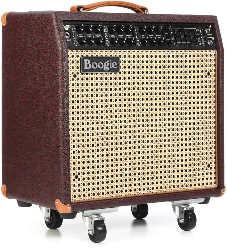 Mesa/Boogie Mark VII 90-watt 1 x 12-inch Tube Combo Amp - Vintage Bordeaux Bronco with Wicker Grille image 1