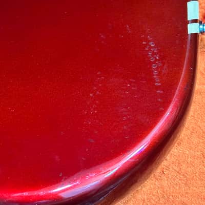 Fender Mustang Guitar with Rosewood Fretboard 1969 Competition Red image 10