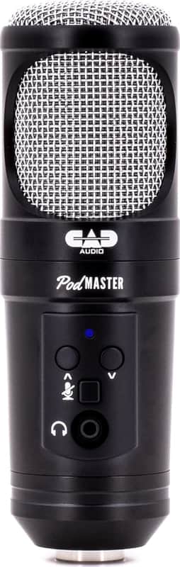 CAD PM1300 PodMaster Super-D USB Dynamic Broadcast Microphone Recording Pack image 1