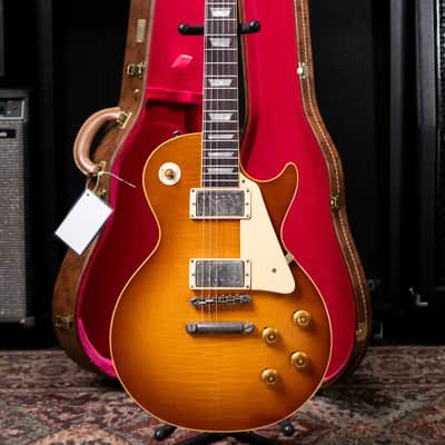 Gibson Custom Shop 1959 Les Paul Standard Murphy Lab Ultra Light Aged Electric Guitar - "AAA" Top Super-Light Mahogany - Sunburst with Hardshell Case - Demo image 16