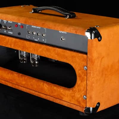 Amplified Nation Trem-Drive Deluxe Head Golden Brown Suede / Black 50w-027 image 4