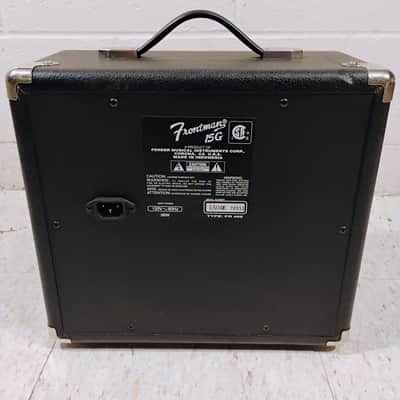Fender Frontman 15G Series II 2-Channel 15-Watt 1x8" Guitar Practice Amp 2002 - 2010 - Black image 2