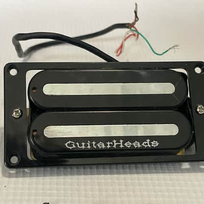 2000's GuitarHeads Megametal Dual Blade Neck Humbucker Guitar Pickup w/ Ring 10k image 2