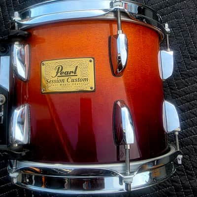 Pearl Sessions Custom 10 tom - Vintage fade image 6