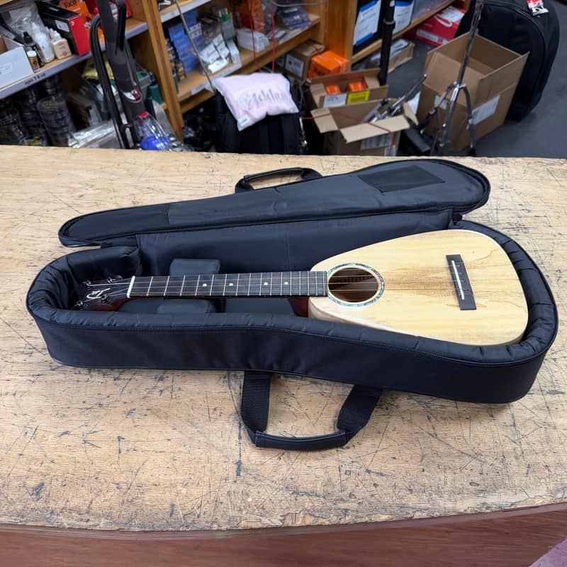 Used Romero Creations  TTMG Tiny Tenor -Spalted Mango "Georgia" Tenor Ukulele with Original Case Strung with a Low G image 1