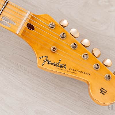 2023 Fender Custom Shop Limited Edition ‘55 Bone Tone Stratocaster Relic Aged Honey Blonde, Mary Kaye w/ Case, CoA image 4