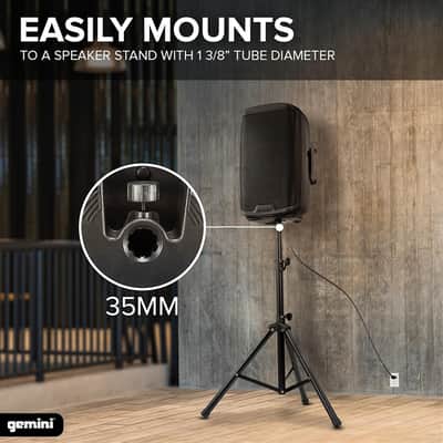 Gemini 2000W Powered PA Speaker 15” – Active Stage Monitor with EQ, XLR Inputs, Stand Mount, Road-Ready Design, Full-Range 2-Way Sound for DJs & Events (AS-2115P) image 4