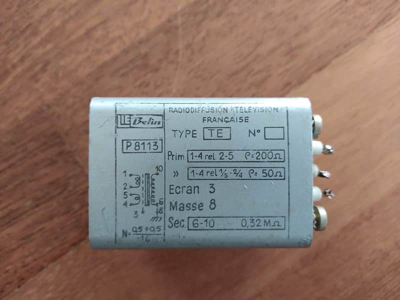 Microphone input transformer Audio Vintage Lie Belin année 1960 (Rare) image 1