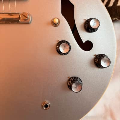 Gibson ES-335 Custom Shop Reissue 1964- Silver Mist VOS image 4