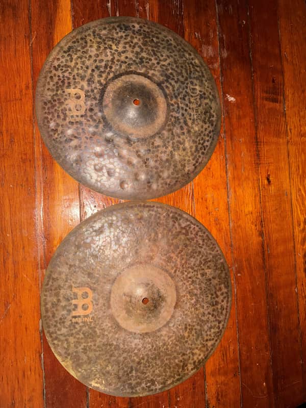 Meinl 16" Byzance Extra Dry Medium-Thin Hi-Hat (Pair) 2007 - Present - Un-Lathed image 1