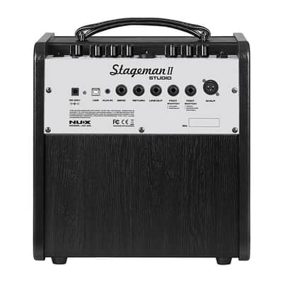 NUX AC-60 Stageman II Studio 60w Acoustic Instrument Amplifier image 3