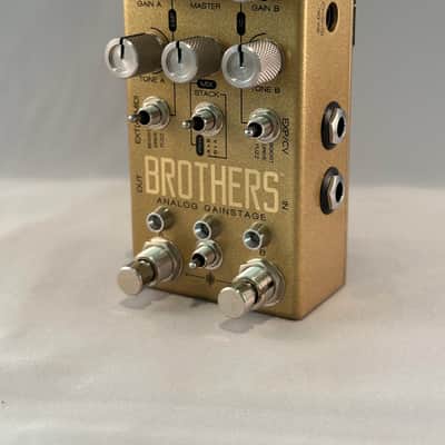 Chase Bliss Audio Brothers Analog Gainstage 2017 - Gold w/midi port box image 2