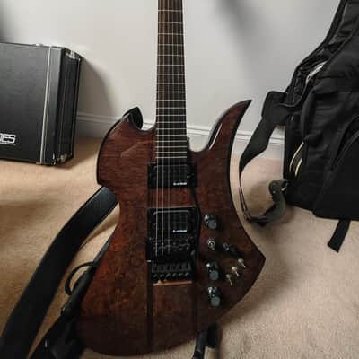 B.C. Rich Mockingbird 1990's Black Made in Japan MIJ w/ Bag | Reverb