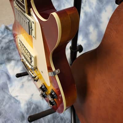 Video Demo Vintage 1973 Electra Model 2245 Super Rock Japan Les Paul Style Pro Setup New Strings New Hard Shell Case image 9