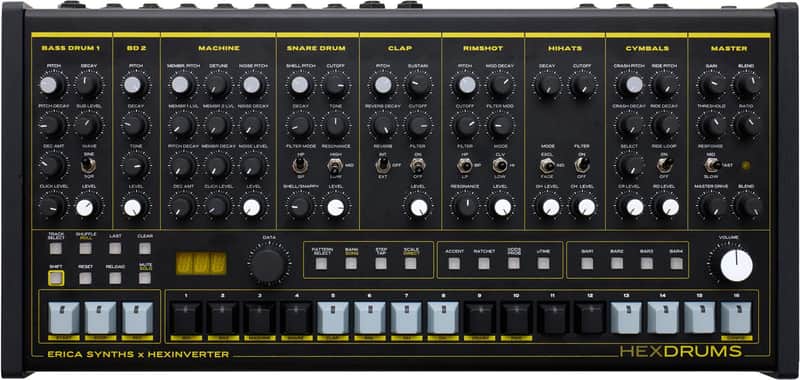 Erica Synths x Hexinverter HexDrums Drum Synthesizer image 1