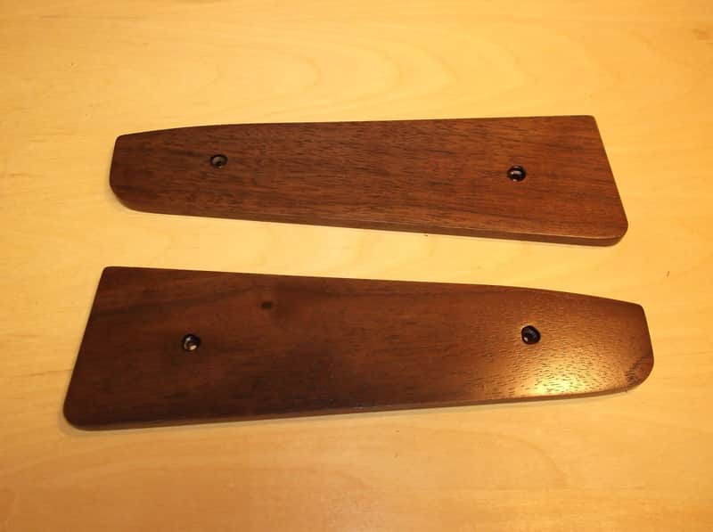 Korg Micro Korg X Walnut Replacement Side Panels image 1