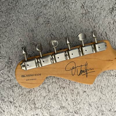 Fender Jimmie Vaughan Tex Mex Stratocaster 1996 Vintage MIM Olympic White Guitar image 6