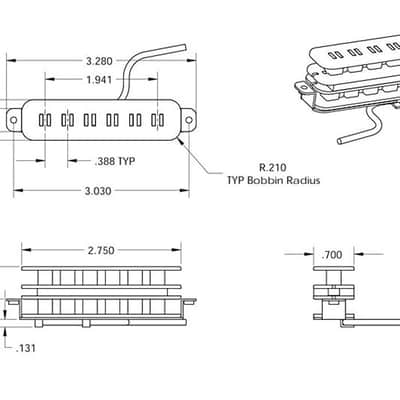 Seymour Duncan - 11102-76 - PA-STK1n Parallel Axis Stack image 3