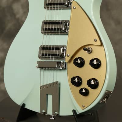 2006 Rickenbacker 350V63 pro refinish in BLUE BOY image 6