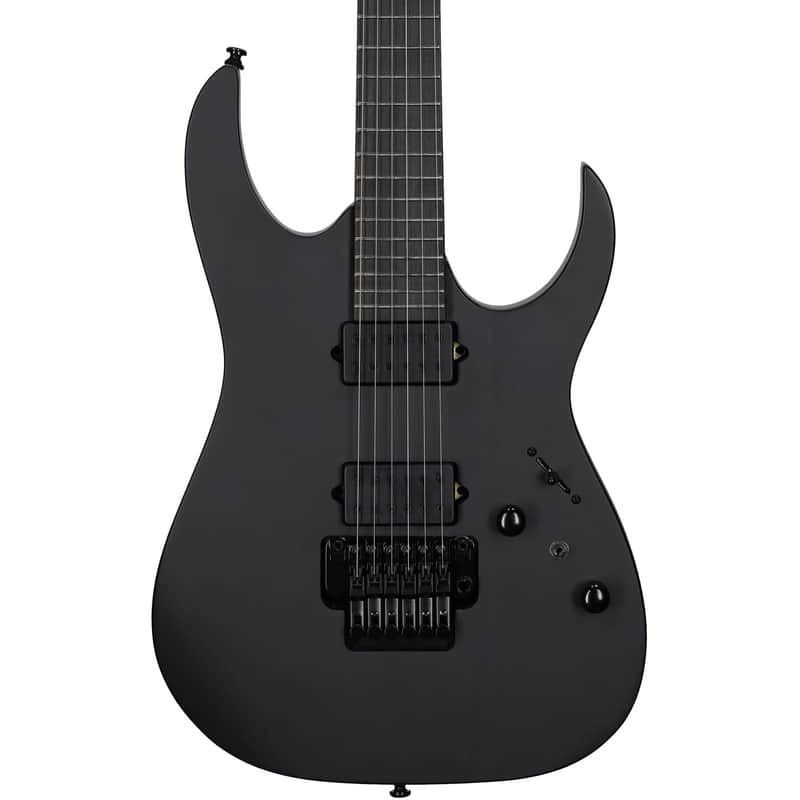 Ibanez RGRB620 RG Iron Label Guitar w/ Dimarzio Pickups - Black Flat image 1