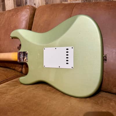 Fender 1959 Stratocaster Journeyman Relic, 3A Rosewood Fingerboard, Faded Aged Sage Green Metallic image 11