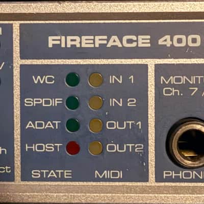 RME Fireface 400 Audio Interface 2000s - Blue image 4