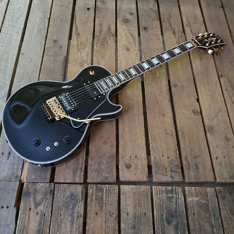 Electric Guitar With Sustainer Fernandes Burny Les Paul RLC-105S