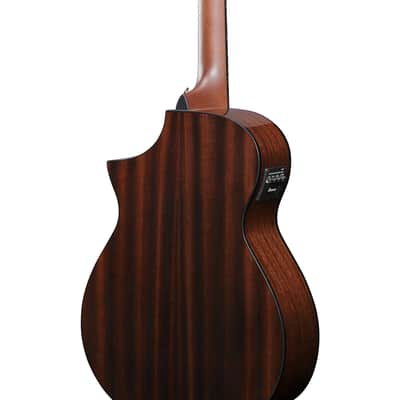Ibanez AEWC16QA Auditorium Acoustic-Electric Guitar Transparent Blue Sunburst image 8
