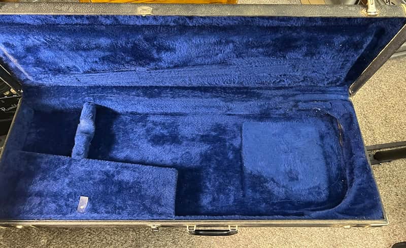 Music Man 1970s vintage six string guitar case 1970s - Black image 1