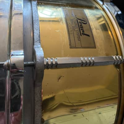 14” x 6.5” Pearl Free Floating Brass Snare [Japan] image 2