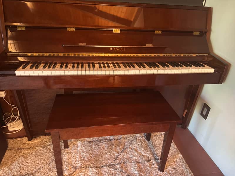 Kawai CE-7 Upright Piano 1977-1983 - Walnut image 1